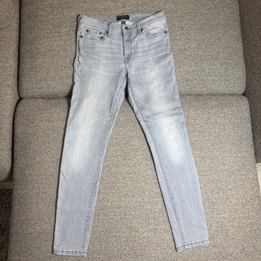 Banana Republic Sculpt Skinny Jeans Womens 27/4 Light Grey Mid Rise Denim Pants - Picture 3 of 8